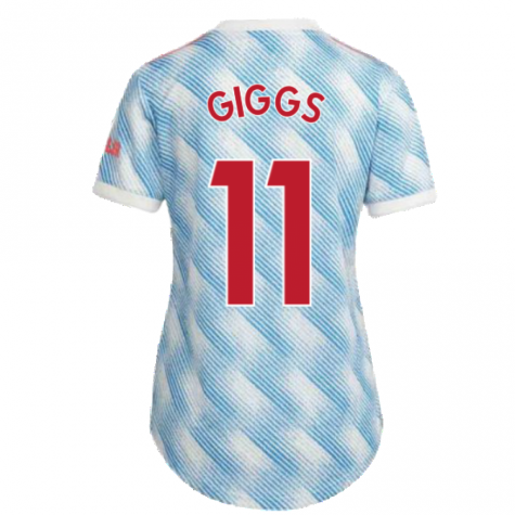 Man Utd 2021-2022 Away Shirt (Ladies) (GIGGS 11)