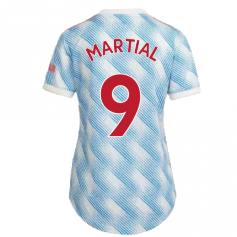 Man Utd 2021-2022 Away Shirt (Ladies) (MARTIAL 9)