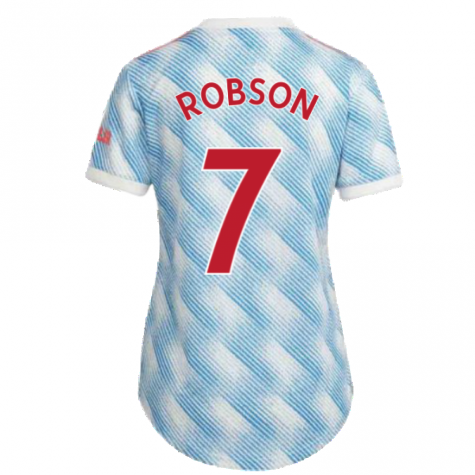 Man Utd 2021-2022 Away Shirt (Ladies) (ROBSON 7)