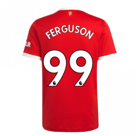 Man Utd 2021-2022 Home Shirt (FERGUSON 99)