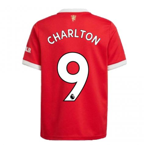 Man Utd 2021-2022 Home Shirt (Kids) (CHARLTON 9)