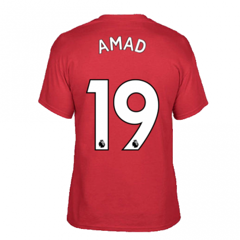 Man Utd 2021-2022 STR Graphic Tee (Red) (AMAD 19)