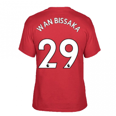 Man Utd 2021-2022 STR Graphic Tee (Red) (WAN BISSAKA 29)