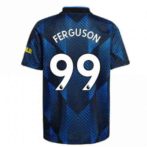 Man Utd 2021-2022 Third Shirt (Kids) (FERGUSON 99)