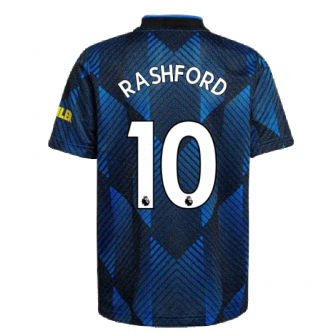 Man Utd 2021-2022 Third Shirt (Kids) (RASHFORD 10)