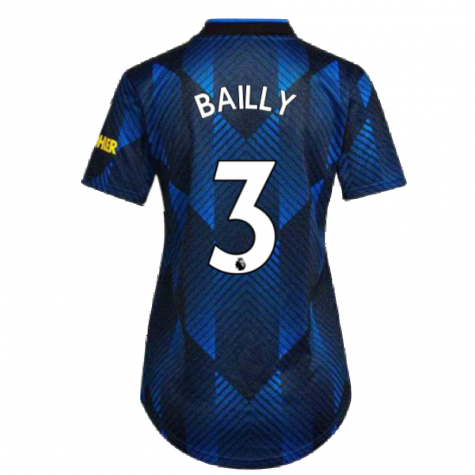 Man Utd 2021-2022 Third Shirt (Ladies) (BAILLY 3)