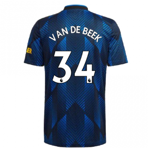 Man Utd 2021-2022 Third Shirt (VAN DE BEEK 34)