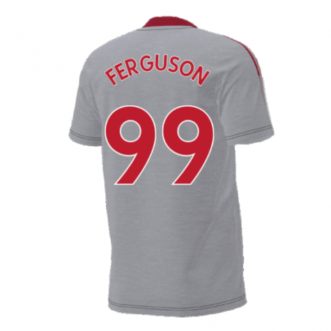 Man Utd 2021-2022 Training Tee (Grey) (FERGUSON 99)