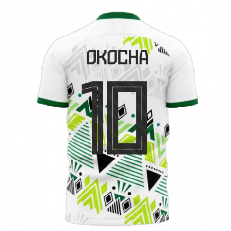 Nigeria 2024-2025 Away Concept Football Kit (Libero) (OKOCHA 10) - Kids