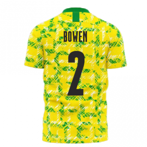 Norwich 1990s Home Concept Football Kit (Libero) (BOWEN 2)