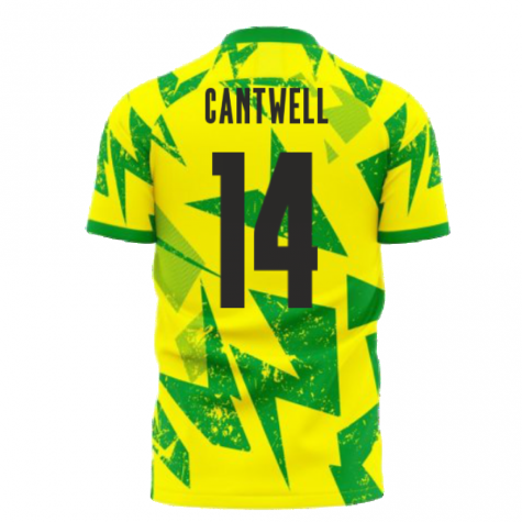 Norwich 2024-2025 Home Concept Football Kit (Libero) (Cantwell 14)