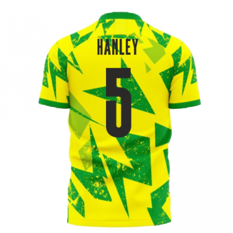 Norwich 2024-2025 Home Concept Football Kit (Libero) (Hanley 5)