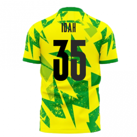 Norwich 2024-2025 Home Concept Football Kit (Libero) (Idah 35)