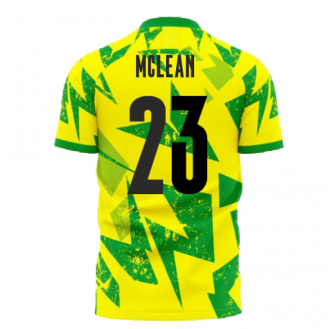 Norwich 2024-2025 Home Concept Football Kit (Libero) (Mclean 23)