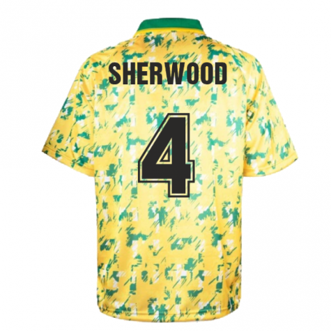 Norwich City 1993 Home Retro Shirt (SHERWOOD 4)