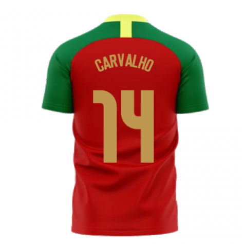 Portugal 2024-2025 Home Concept Football Kit (Airo) (CARVALHO 14)