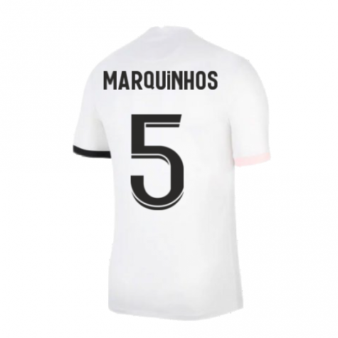 PSG 2021-2022 Away Shirt (MARQUINHOS 5)