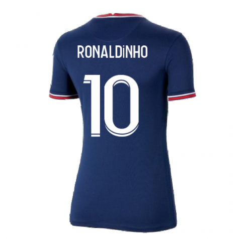 PSG 2021-2022 Womens Home Shirt (RONALDINHO 10)