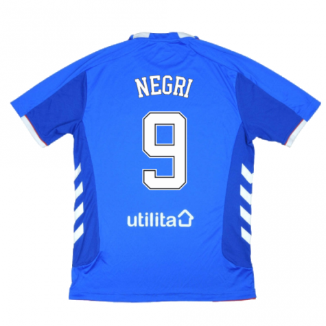 Rangers 2018-19 Home Shirt ((Excellent) L) (NEGRI 9)