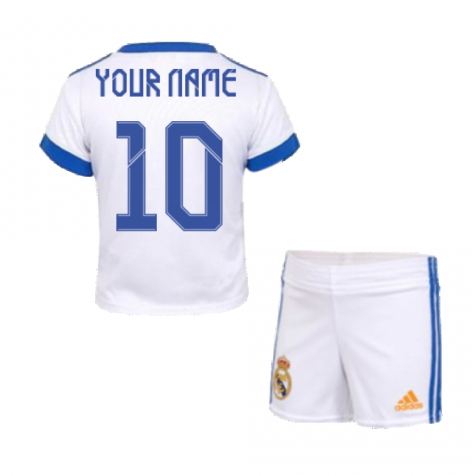 Real Madrid 2021-2022 Home Baby Kit (Your Name)