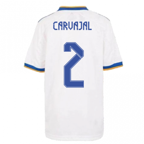 Real Madrid 2021-2022 Home Shirt (Kids) (CARVAJAL 2)