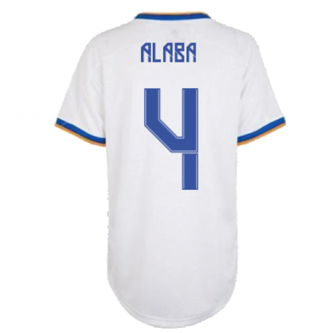 Real Madrid 2021-2022 Womens Home Shirt (ALABA 4)