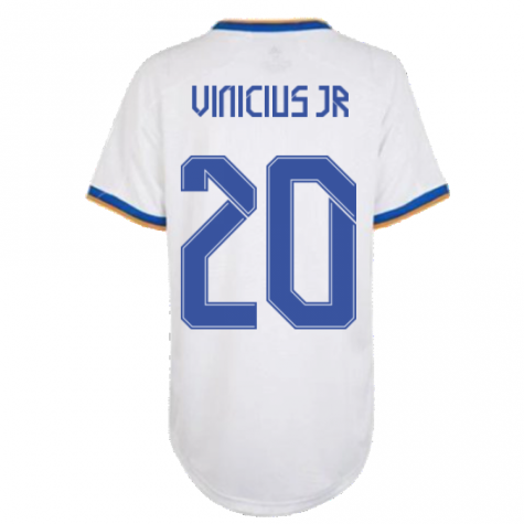 Real Madrid 2021-2022 Womens Home Shirt (VINI JR 20)