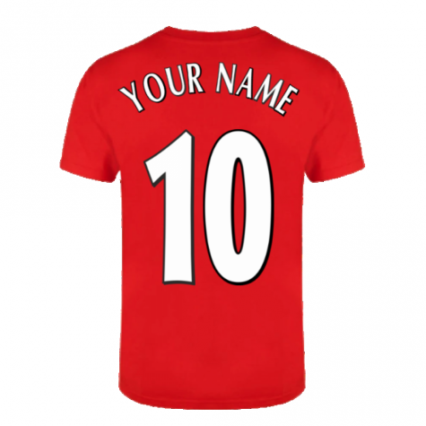 The Invincibles 49 Unbeaten T-Shirt (Red) (Your Name)
