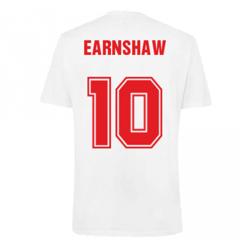 Wales 2021 Polyester T-Shirt (White) (EARNSHAW 10)