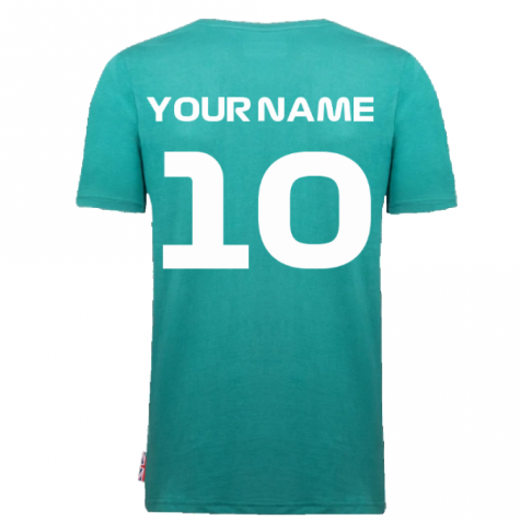 2022 Aston Martin Lifestyle Logo T-Shirt (Green) (Your Name)