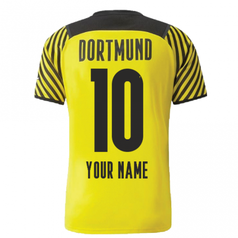 2021-2022 Borussia Dortmund Home Shirt (Big Sizes) (Your Name)