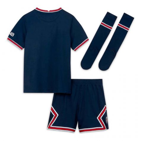 PSG 2021-2022 Little Boys Home Kit