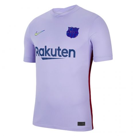 2021-2022 Barcelona Away Shirt (Kids) (AUBAMEYANG 25)