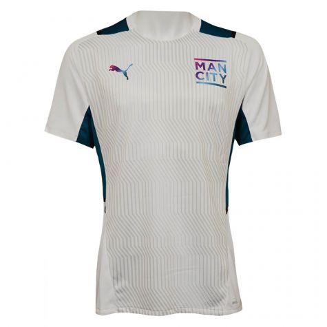 2021-2022 Man City PRO Training Jersey (White) (HAALAND 9)