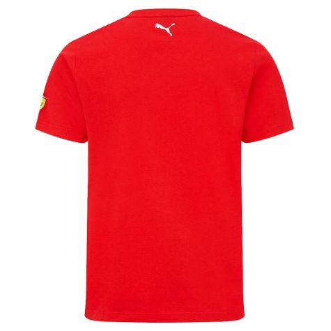 2022 Ferrari Fanwear Drivers Tee Charles Leclerc (Red)