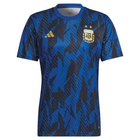 2022-2023 Argentina Pre-Match Shirt (Blue) - Kids (MESSI 10)