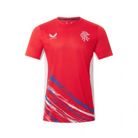 2022-2023 Rangers Matchday Short Sleeve T-Shirt (Red) (GASCOIGNE 8)