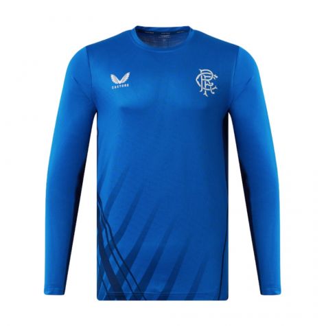 2022-2023 Rangers Long Sleeve Training Tee (Blue) (R MATONDO 17)
