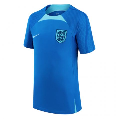 2022-2023 England Strike Dri-FIT Training Shirt (Blue) (Saka 17)