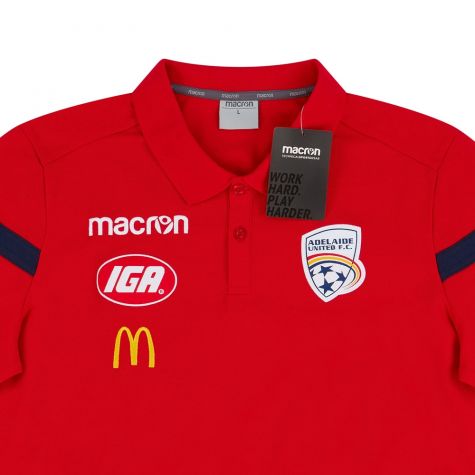 2018-19 Adelaide United Macron Polo T-shirt