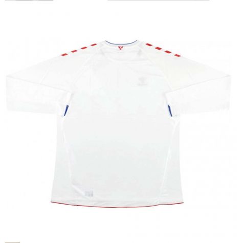 2018-2019 Denmark Hummel Away Long Sleeve Football Shirt