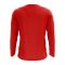 Montenegro Core Football Country Long Sleeve T-Shirt (Red)