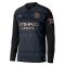 2020-2021 Manchester City Puma Away Long Sleeve Shirt (Your Name)