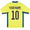 2020-2021 Scotland LS Goalkeeper Shirt (Yellow) (Your Name)