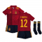 2020-2021 Spain Home Adidas Mini Kit (E GARCIA 12)