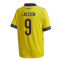 2020-2021 Sweden Home Adidas Football Shirt (Kids) (LARSSON 9)