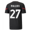 2021-2022 AC Milan Pre-Match Jersey (Black) (MALDINI 27)