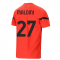 2021-2022 AC Milan Pre-Match Jersey (Red) (MALDINI 27)