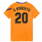 2021-2022 Barcelona Pre-Match Jersey (Orange) (S.ROBERTO 20)