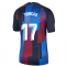 2021-2022 Barcelona Pre-Match Training Shirt (Blue) - Kids (TRINCAO 17)